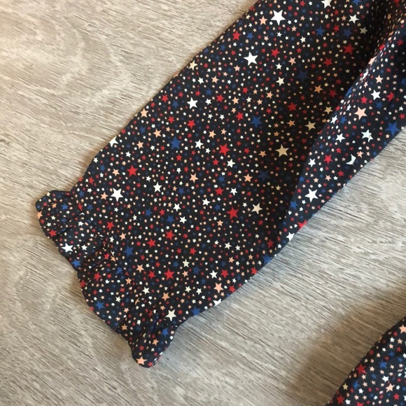 NWOT Madewell silk ruffle star print blouse, S - Picture 5 of 6
